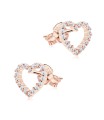 Beautiful Heart Silver Stud Earring STS-2127